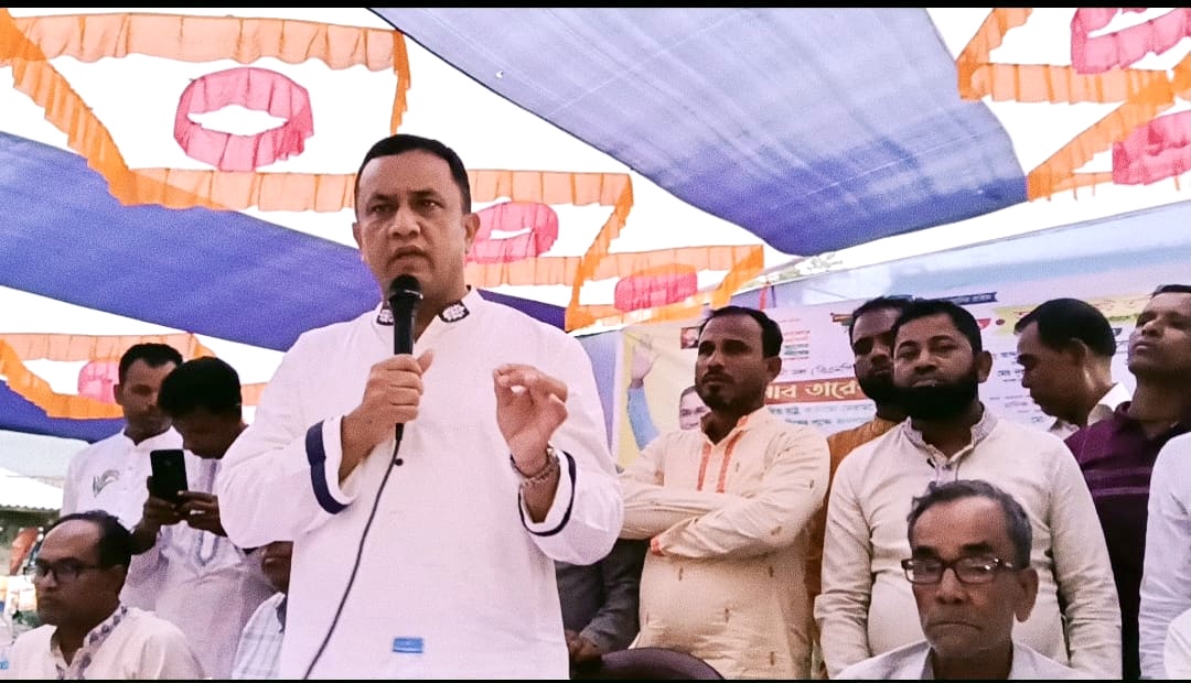 ৩১ দফা ও ধানের শীষের পক্ষে শাল্লায় গণজোয়ার : অ্যাডভোকেট পাবেলের বিশাল জনসভা